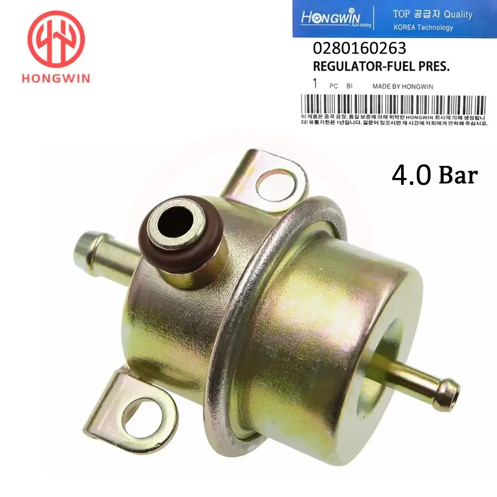 For Porsche 944 S 2.5L 2.7L 3.0L 1987 1988 1989 New 4.0 Bar Fuel Oil Pressure Regulator 0280160263 94411019804 944-110-198-04
