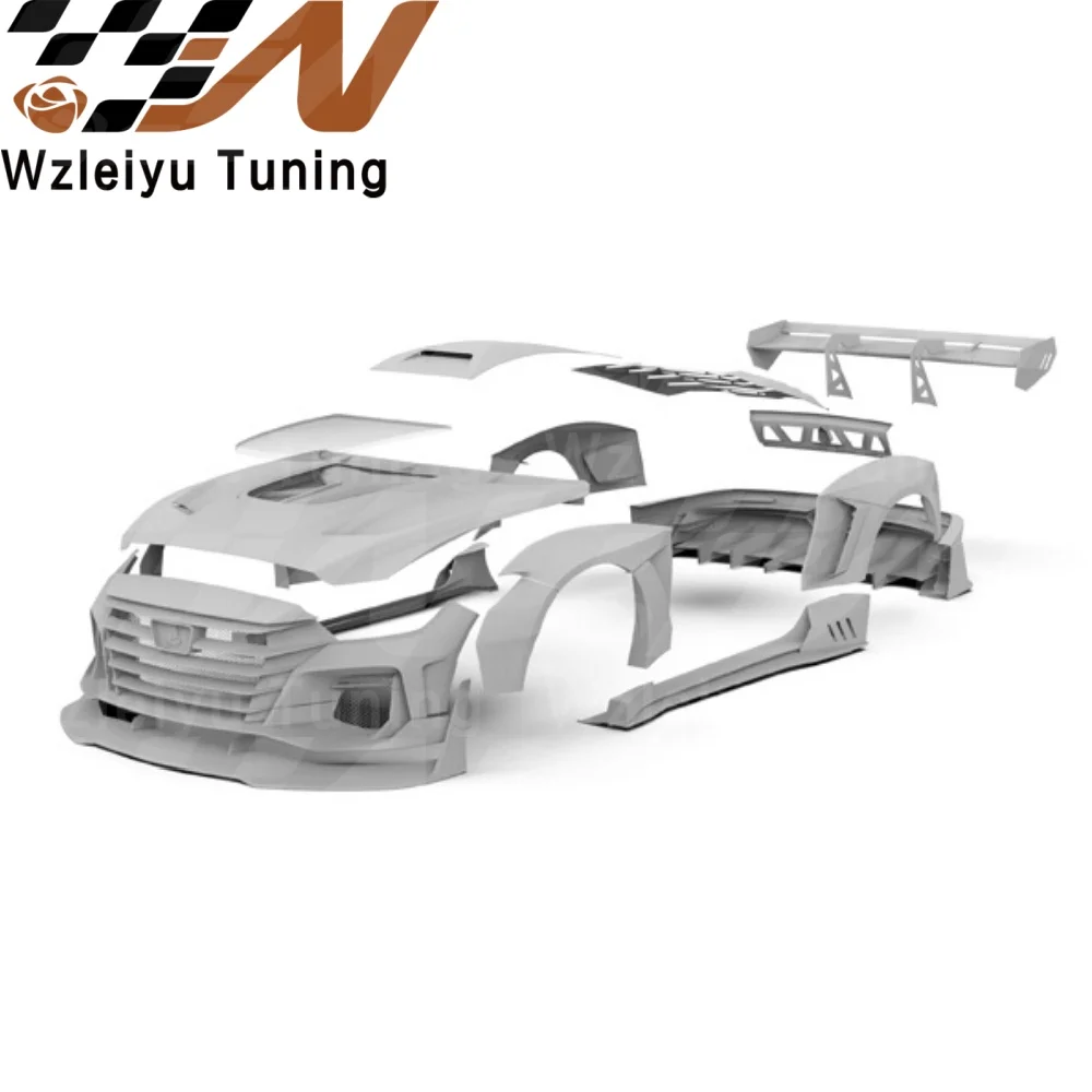 Wzleiyu Style Fiberglass Full Body Kit for Ford Mustang 2015-2022