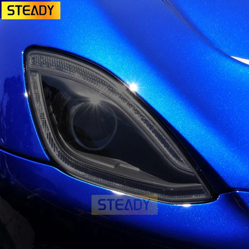 3D Color-Changing Car Headlight Protective Stickers for Dodge Viper, Dart, and Charger