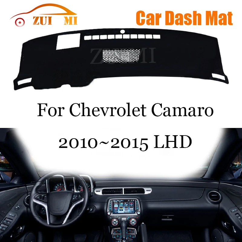 Dashboard Cover Dash Mat for Chevrolet Camaro 2010–2015 Sun Shade Protector