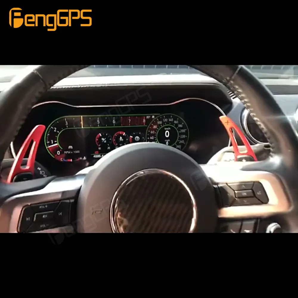 12.3″ LCD Instrument Panel for Ford Mustang (2015-2023) with GPS, Bluetooth, and Touchscreen