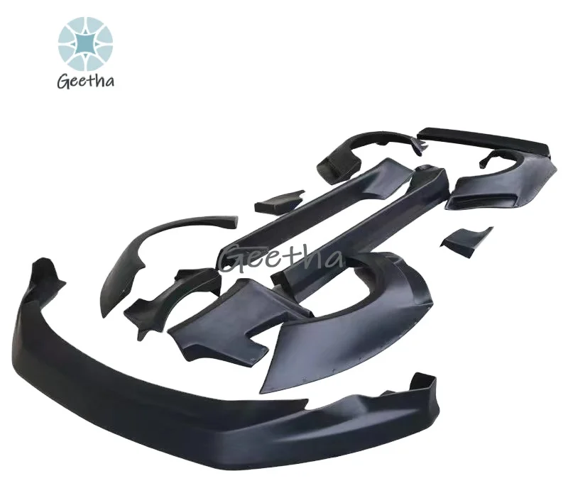 Ford Mustang Wide-body Kit with CD-Style Front Lip Diffuser and Spoiler (2015-2023)